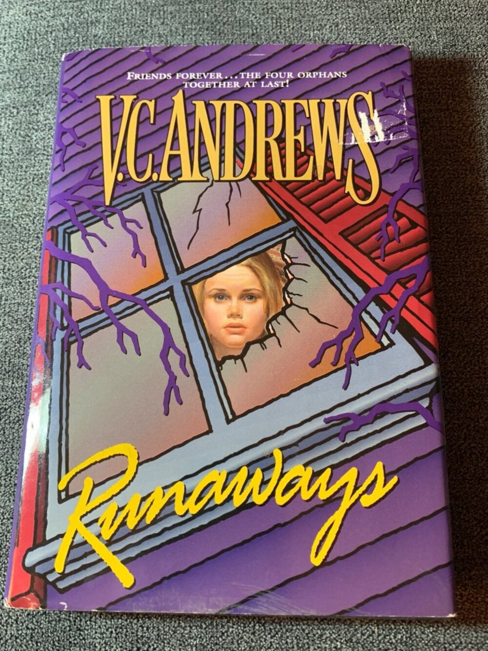 V.C. Andrews "Runaways" Hardcover Book